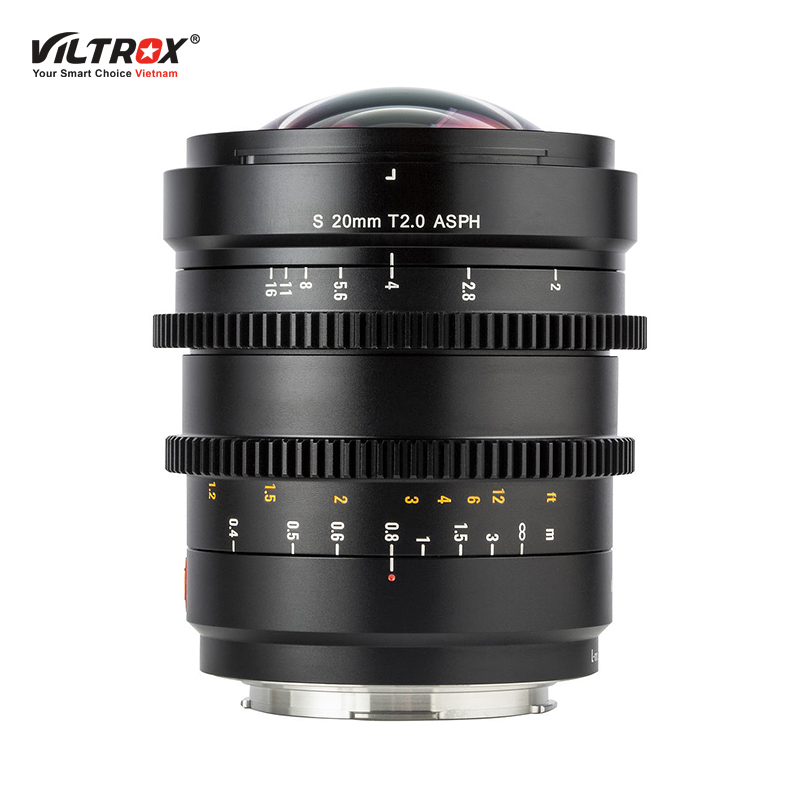 Ống kính Viltrox S 20mm T2.0 Cine Lens for Panasonic/Leica L-Mount